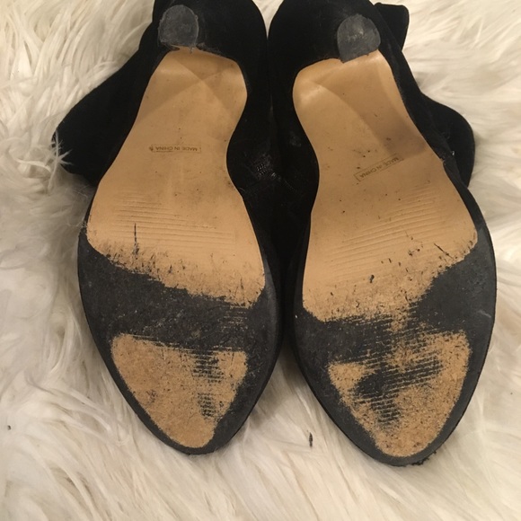 Anne Michelle Velvet Boots - Picture 4 of 6